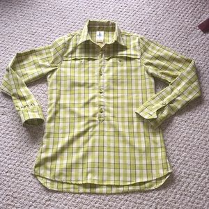 Burton dryride snowboarding shirt pullover lamb plaid jacket waterproof